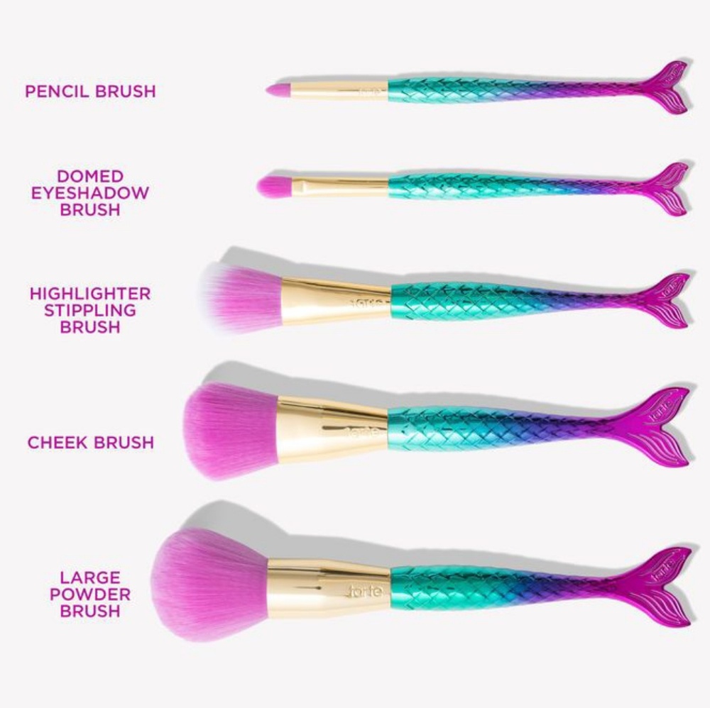 TARTE 5 PCS MINUTES TO MERMAID BRUSH SET - Picture 5 of 8
